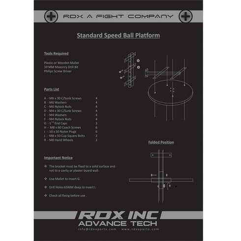 RDX 12PC SPEEDBALL PLATFORM SET-5